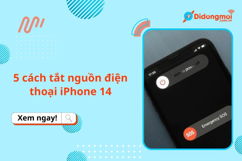 5 cach tat nguon may iphone 14